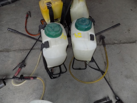 (2) Lesco BackPack Sprayers