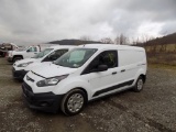 (297) 2014 Ford Transit Connect XL, White w/ Cab Divider, 178,736 Mi., Vin#