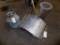 (SOLD AFTER LOT 85!)Pipe Junction, Big Pipe Clamp & Propane Tank