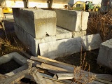 (6) 7 1/2' x 24'' Concrete Blocks & (2) 14' Jersey Barriers