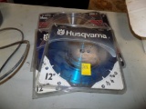 (SOLD AFTER LOT 85!)(2) New Husquevarna 12'' Material Blades & (2) New Mors