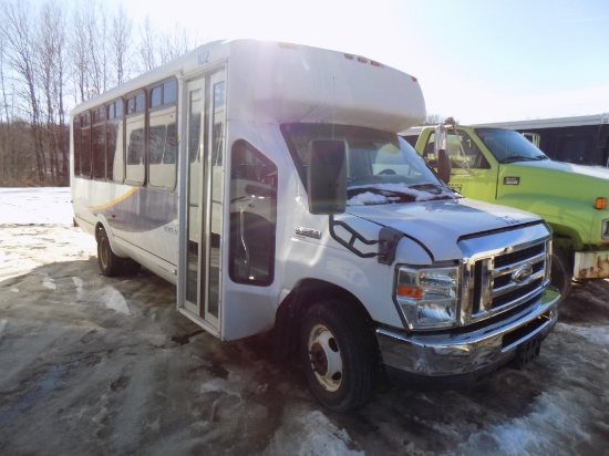 2010 Ford E-450 24 Passenger Bus, Gas, Automatic, 157,103 Mi., Vin# 1FDFE4F