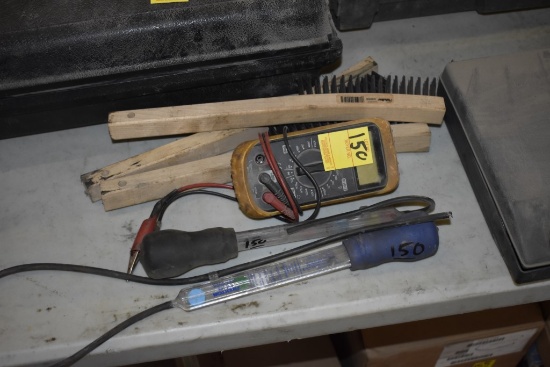 Coolant Tester, DEF Tester, (3) Brushes & Multimeter