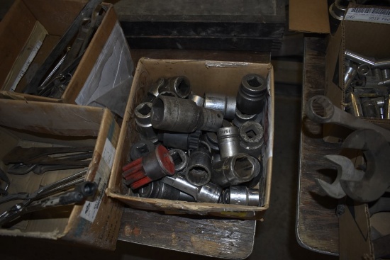 Box Of Large, Specialty & Impact Sockets