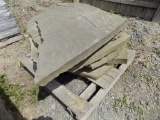 Pallet of Large Flat Stepping Stones - 3'' - 5'' - Sold by Pallet