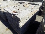 Pallet of Stacked, Thermaled,Colonial Wall Stone, 1'', Sold by Pallet/