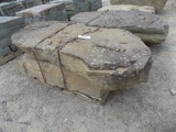 (2) Large Landscape Stones, 10'' Thick - 6' Long, Sold by Pallet