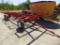 24' Red Bale Wagon, Put on a Tandem Axle, Running Gear (3596)