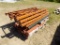 Pallet Racking, W/8 Uprights + Cross Bars, This Lot Does Not Need Pins to A