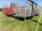 Wooden Hay Wagon, 10' x 16' on JD 1065A Running Gear   (3089)