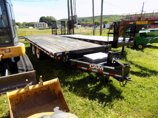 2015 Cam Superline Deck Over Tilt Bed Equipment Trailer, 18K GVW, 18'' Deck