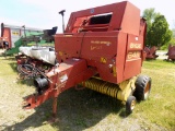 NH 648 Round Baler Silage Special w/ Monitor & PTO Shaft S/N 980687  (3046)