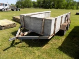 12' T/A Utility Trailer, Home Built, Galv. Frame, NO PAPERWORK / BOS ONLY (