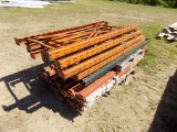 Pallet Racking, W/8 Uprights + Cross Bars, This Lot Does Not Need Pins to A
