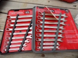 Craftsman, (2 Sets), 9 pc Wrench Set, (1) Metric & (1) Standard - (2 x Bid