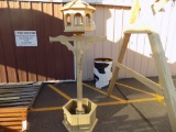 Amish Made Lamp Post Bird Feeder (3857)