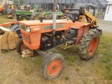 Kubota L260 Diesel, 2-Cyl, New Battery, 3 Pt. Arms, 540 PTO, 2WD, 572 Hours