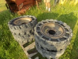 Skid Steer 10'' Solid Tires  (3718)