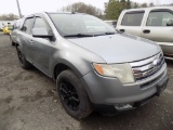 2007 Ford Edge SEL, Auto, Lt. Blue, Power Steering Issues, Cracked Windshie