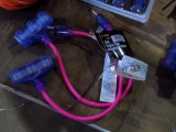 (2) Pro Glow 3' Heavy Cords w/ 3 Plugs, Pink