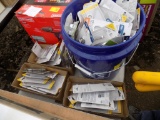 (3) Small Boxes & a 5-Gal. Bucket Full of Misc. Hardware, Eye Bolts, U Bolt