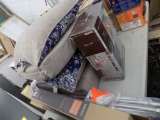 (3) Curtain Rods, Couch Cushions, ''Outside'',  Floor Lamp *RETURNED ITEM -