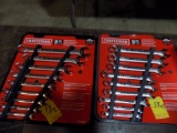 (2) New Craftsman 9 Pc. Wrench Sets, (1) SAE, (1) Metric - 2x Bid Price