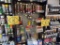 Section of Paint Supplies - Brushes, Rollers, Paint Stripper, Mixing Pans,