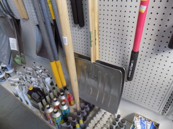 (2) Snow Shovels and a Vulcan Wood Handle