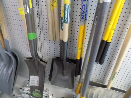 (3) Union Tools Short-Handled Flat Shovels (3 x Bid Price)