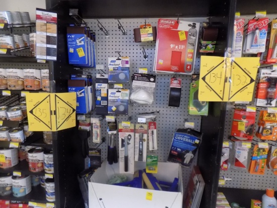 Sand Paper, Sanding Belts, Scrapers, Masks, Coveralls, Paint Rollers, Spack