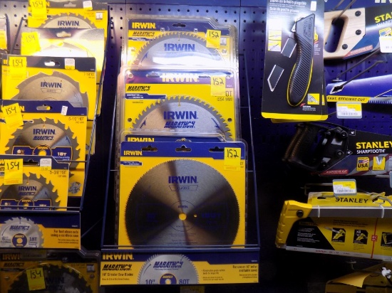 (7) 10'' Irwin Saw Blades (7 x Bid Price)