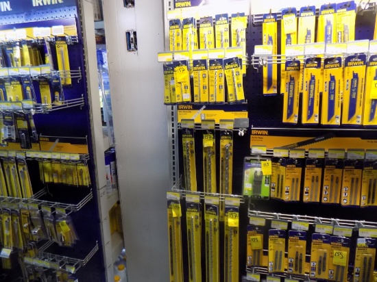 All Drill Bits on Left End of Shelves - Mostly Large Bits