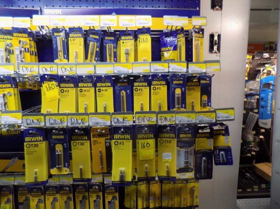 Lg Grp of Irwin Screwdriver/Impact Bits - All Types