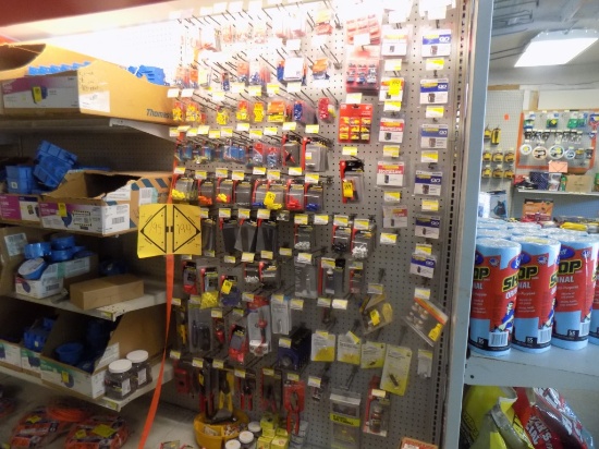 Section of Electrical Items - Breakers, Wire Nuts, Fuses, Connectors, Termi