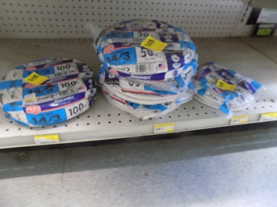 (6) Rolls NMB 14/3 Indoor Wire, 325' Total