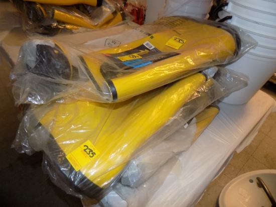 (3) Prs of Size 10 Yellow Rubber Boots