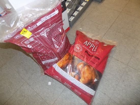 (2)Bags of Apple Smoker Pellets