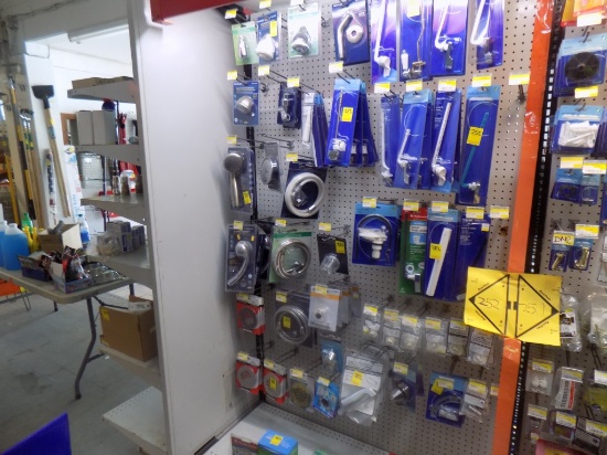 Section of Toilet Parts, Shower Heads, Wax Rings, Shower Strainers & Tub Pl