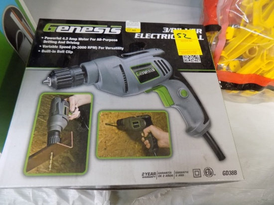 Genesis Corded Drill 3/8''