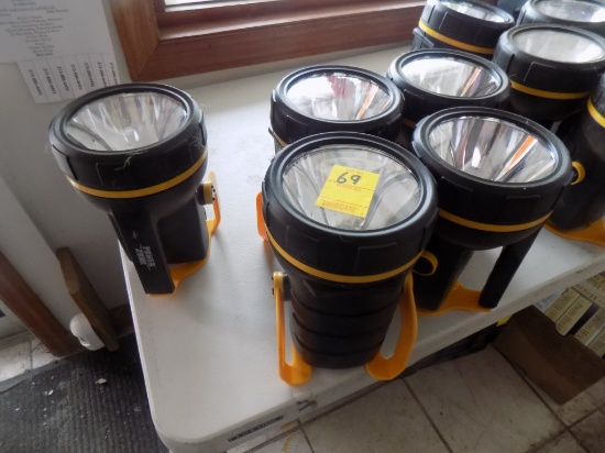(5) Large 6V Flashlights