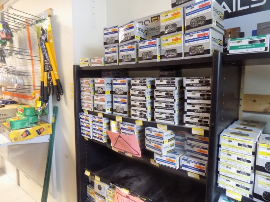 Top 3 Shelves - Huge Qty of Asst. Nails - Roofing, Decking, Masonry, Pole B