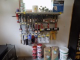 Section of Scrapers and Dry Wall Items, Sanders, Joint Compound, Putty Kniv