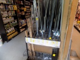 Display Rack w/Threaded Rod, Smooth Rod, Strapping, Angle Iron, Wooden Dowe