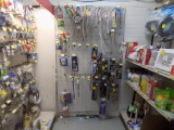 Section of Wall of Hoses, Valves, Water Heater Elements, Heat Tape