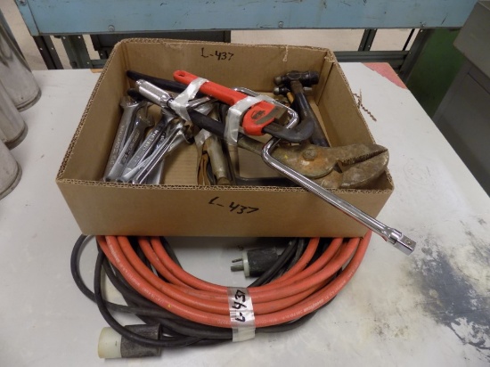 Box of Tools with Hoses & Cords