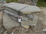 Heavy Irregular Stone, Blue, 4''-5'' Thick - Sold by Pallet