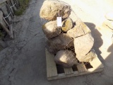 Old Moss Boulders/Stepping Stones - Sold by Pallet