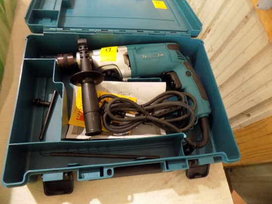 Makita Corded 2 Speed Hammer Drill in a Case, NEW