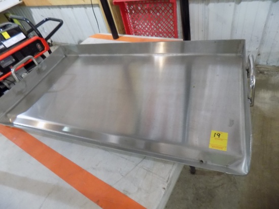 24'' Stainless Griddle, (Fits Good On Lot 18), NEW